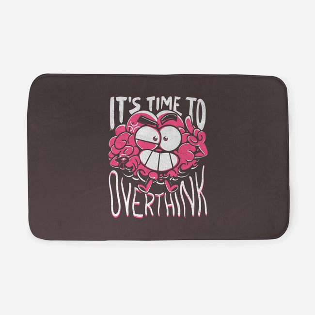 Overthinking Time-None-Memory Foam-Bath Mat-estudiofitas