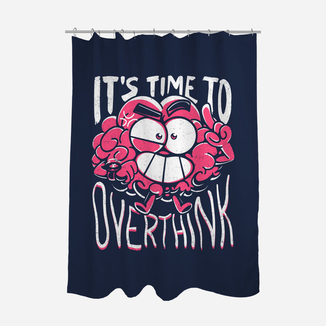 Overthinking Time-None-Polyester-Shower Curtain-estudiofitas