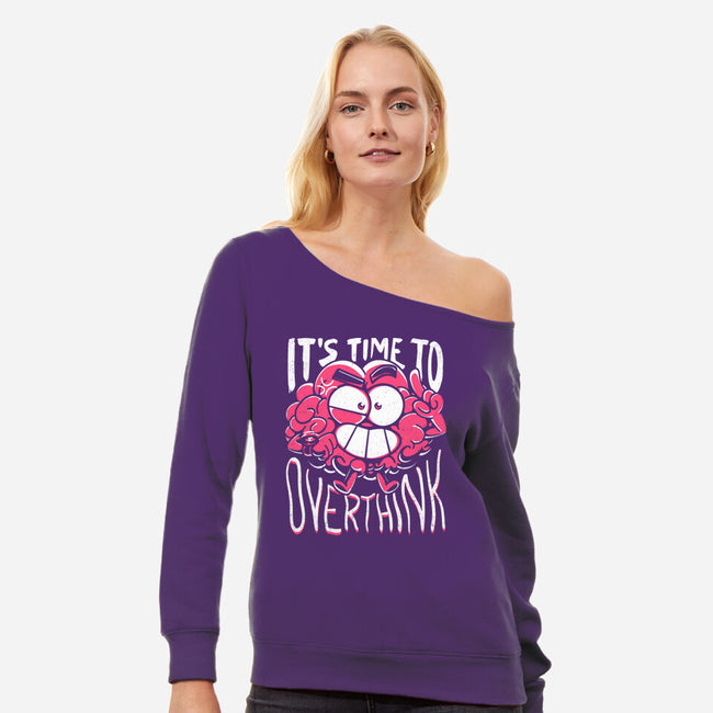 Overthinking Time-Womens-Off Shoulder-Sweatshirt-estudiofitas