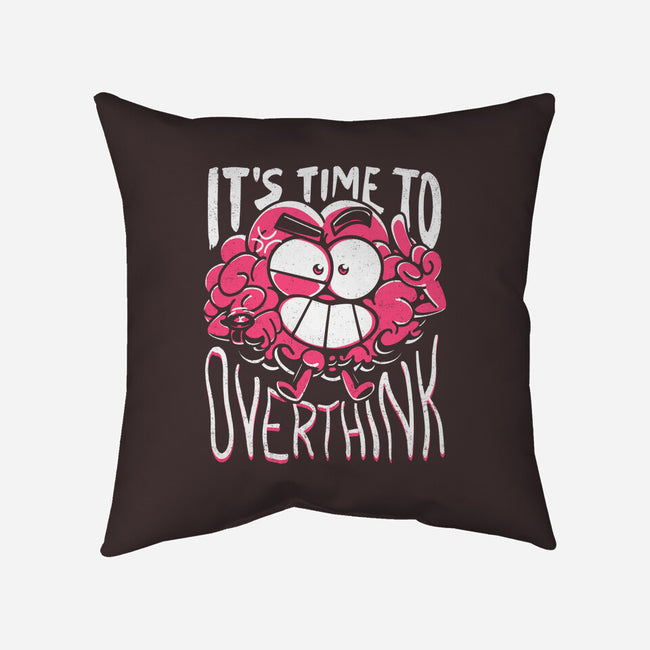 Overthinking Time-None-Removable Cover-Throw Pillow-estudiofitas