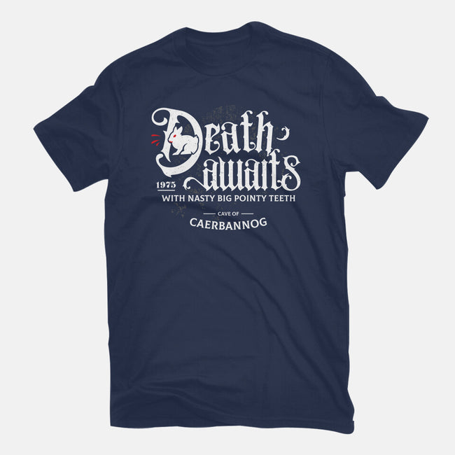 Death Awaits-Unisex-Basic-Tee-Logozaste