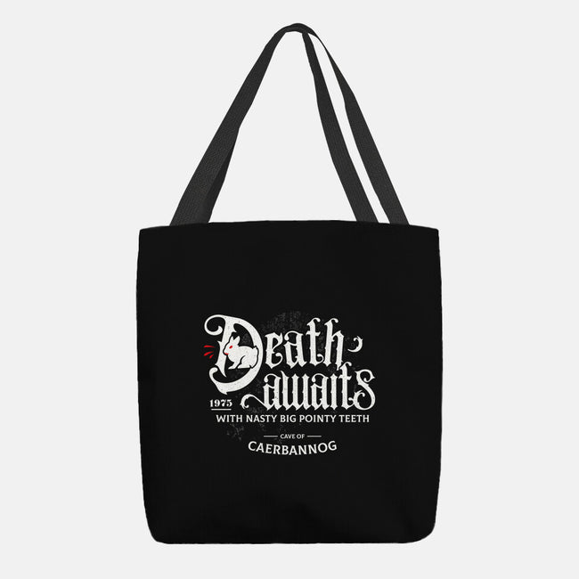 Death Awaits-None-Basic Tote-Bag-Logozaste