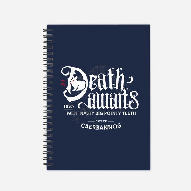 Death Awaits-None-Dot Grid-Notebook-Logozaste