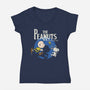 Peanut Adventure-Womens-V-Neck-Tee-Xentee