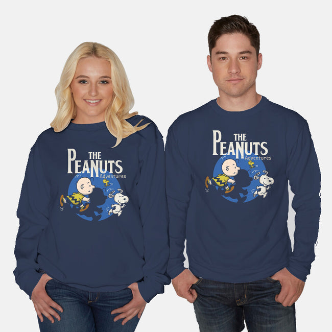Peanut Adventure-Unisex-Crew Neck-Sweatshirt-Xentee