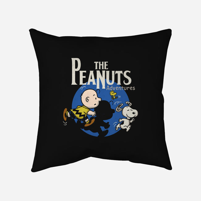 Peanut Adventure-None-Removable Cover w Insert-Throw Pillow-Xentee