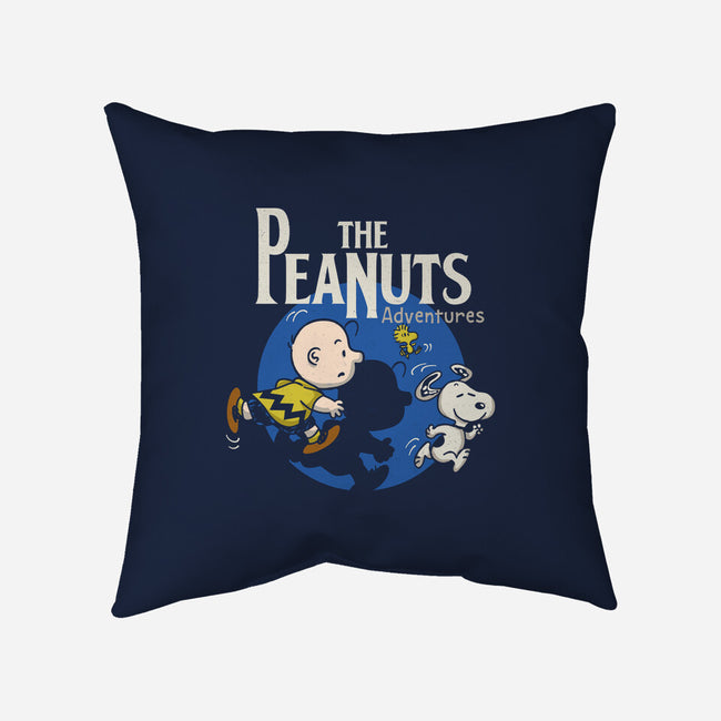 Peanut Adventure-None-Removable Cover-Throw Pillow-Xentee