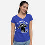 Not Me-Womens-V-Neck-Tee-Xentee