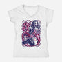 Strong Bond-Womens-V-Neck-Tee-Panchi Art
