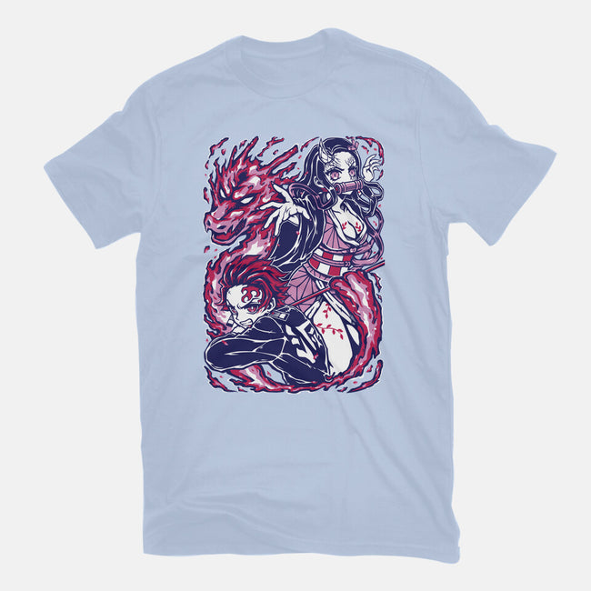 Strong Bond-Womens-Fitted-Tee-Panchi Art