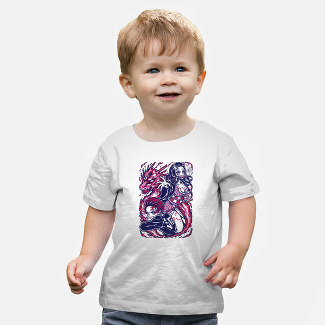 Strong Bond-Baby-Basic-Tee-Panchi Art