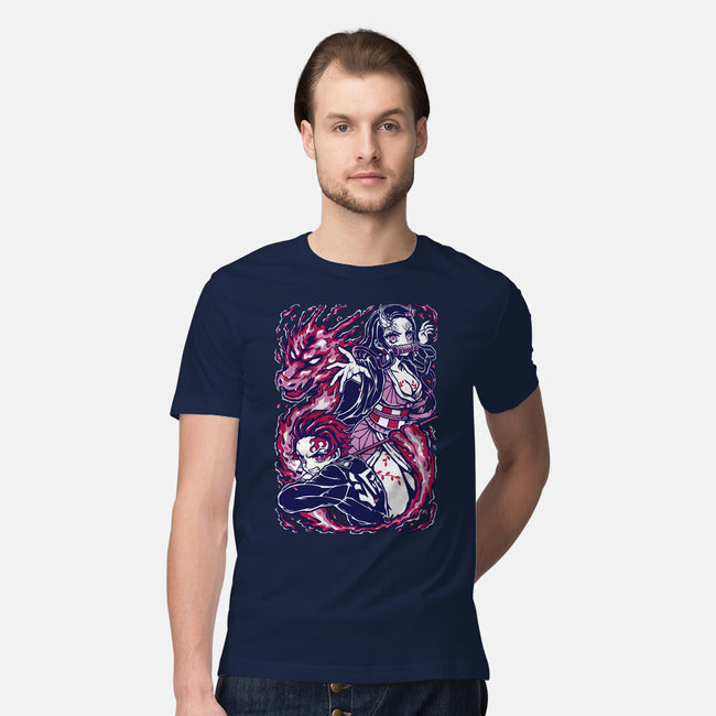 Strong Bond-Mens-Premium-Tee-Panchi Art