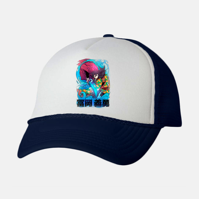 Demon 05-Unisex-Trucker-Hat-Conjura Geek