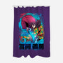 Demon 05-None-Polyester-Shower Curtain-Conjura Geek