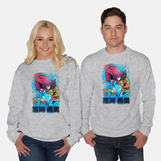 Demon 05-Unisex-Crew Neck-Sweatshirt-Conjura Geek