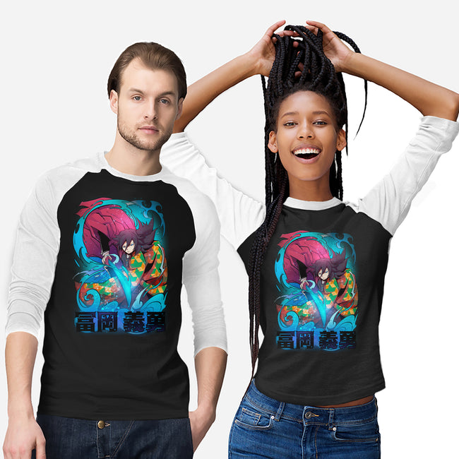 Demon 05-Unisex-Baseball-Tee-Conjura Geek