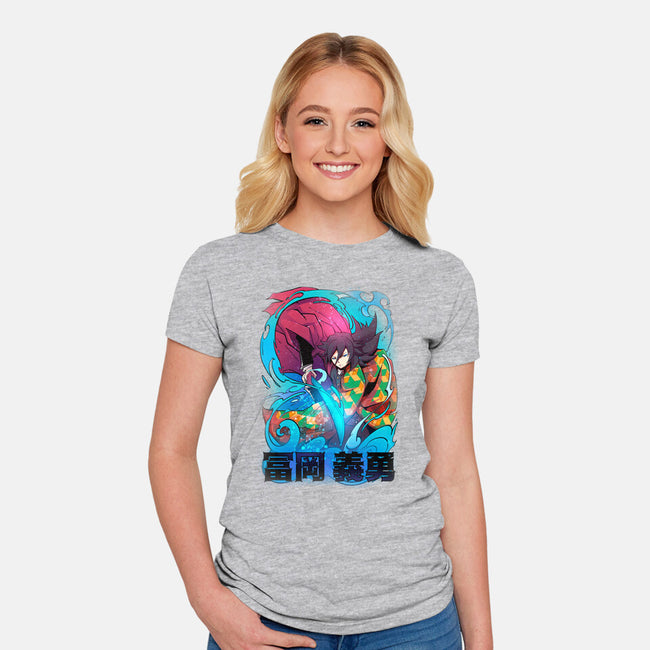 Demon 05-Womens-Fitted-Tee-Conjura Geek