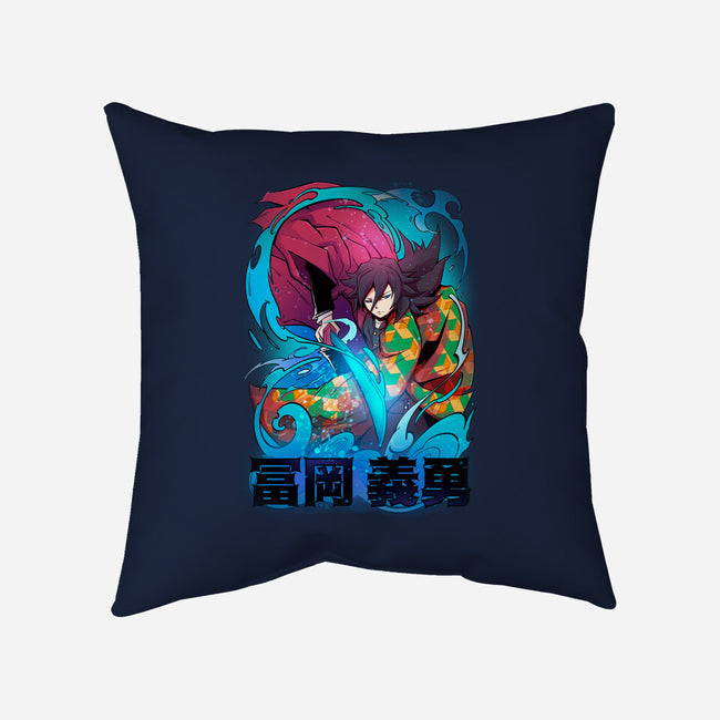 Demon 05-None-Removable Cover-Throw Pillow-Conjura Geek