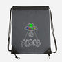 UFO Party-None-Drawstring-Bag-Xentee