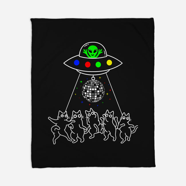 UFO Party-None-Fleece-Blanket-Xentee