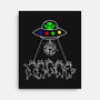 UFO Party-None-Stretched-Canvas-Xentee