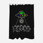 UFO Party-None-Polyester-Shower Curtain-Xentee
