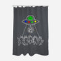 UFO Party-None-Polyester-Shower Curtain-Xentee