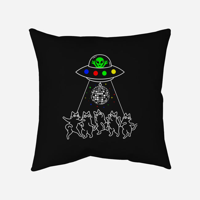 UFO Party-None-Removable Cover w Insert-Throw Pillow-Xentee