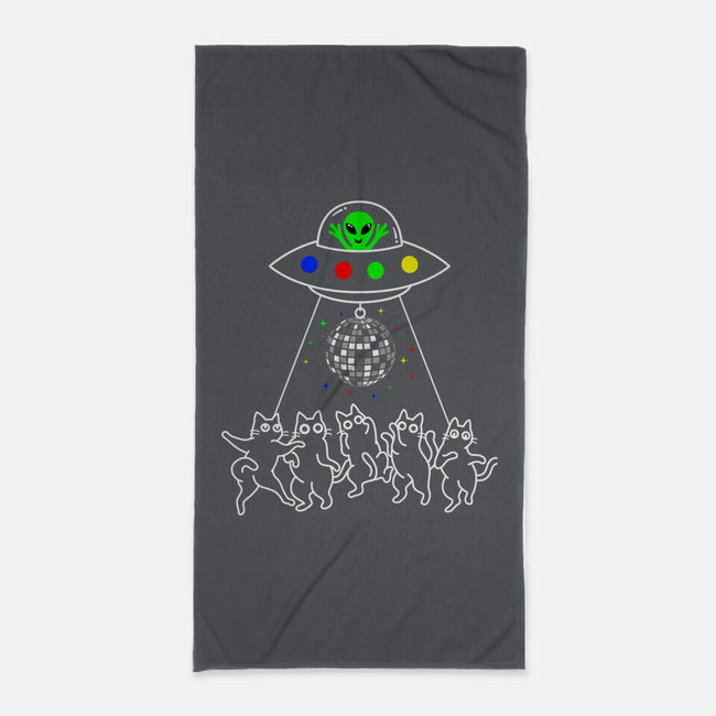 UFO Party-None-Beach-Towel-Xentee