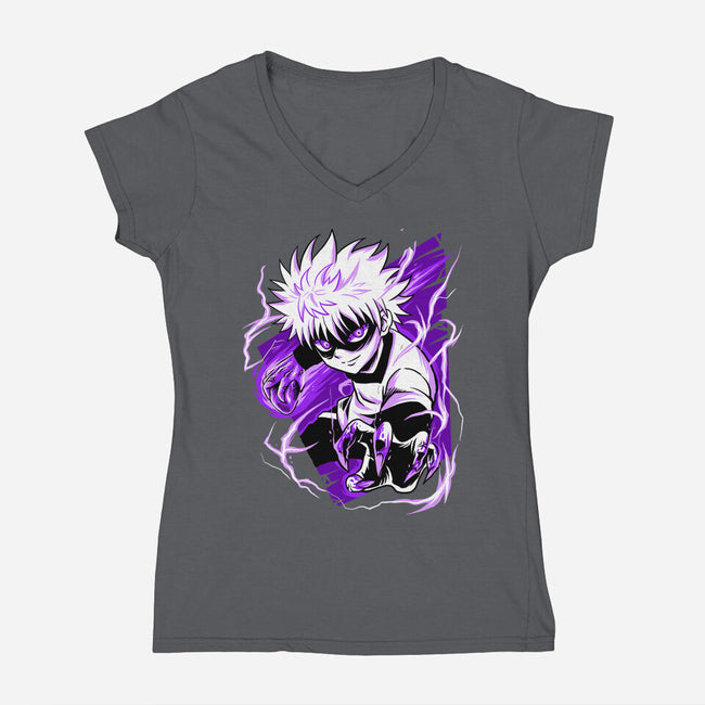 Ready To Hunt-Womens-V-Neck-Tee-spoilerinc