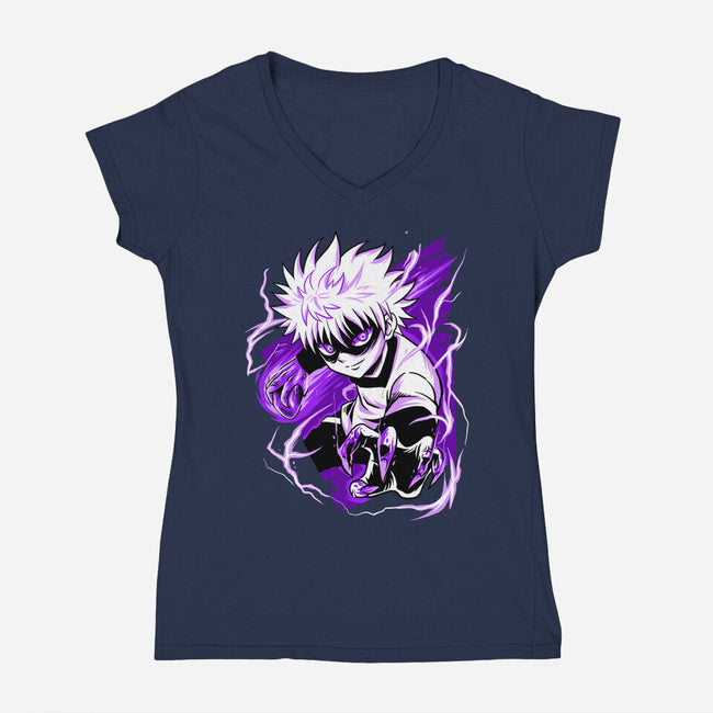 Ready To Hunt-Womens-V-Neck-Tee-spoilerinc