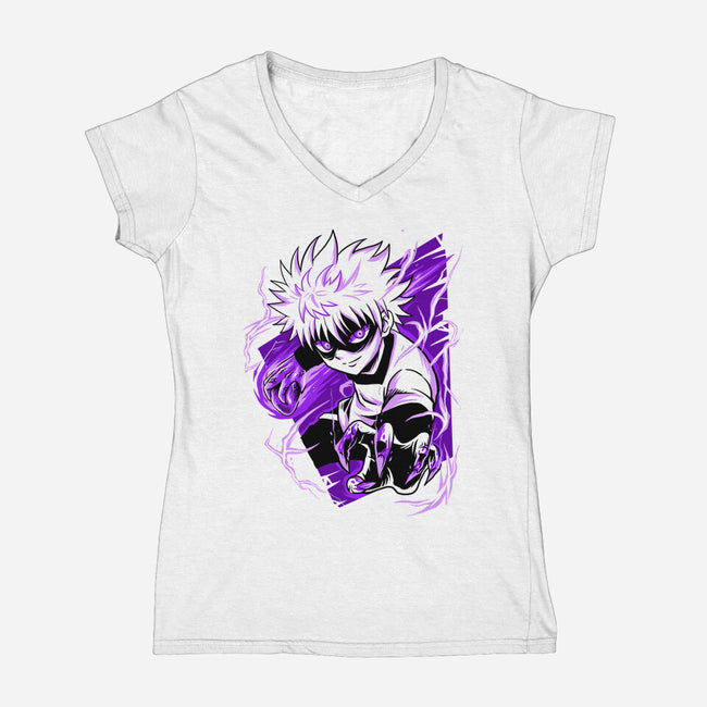Ready To Hunt-Womens-V-Neck-Tee-spoilerinc