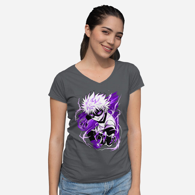 Ready To Hunt-Womens-V-Neck-Tee-spoilerinc