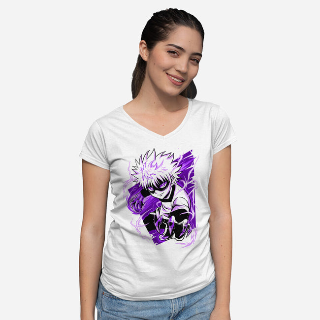 Ready To Hunt-Womens-V-Neck-Tee-spoilerinc