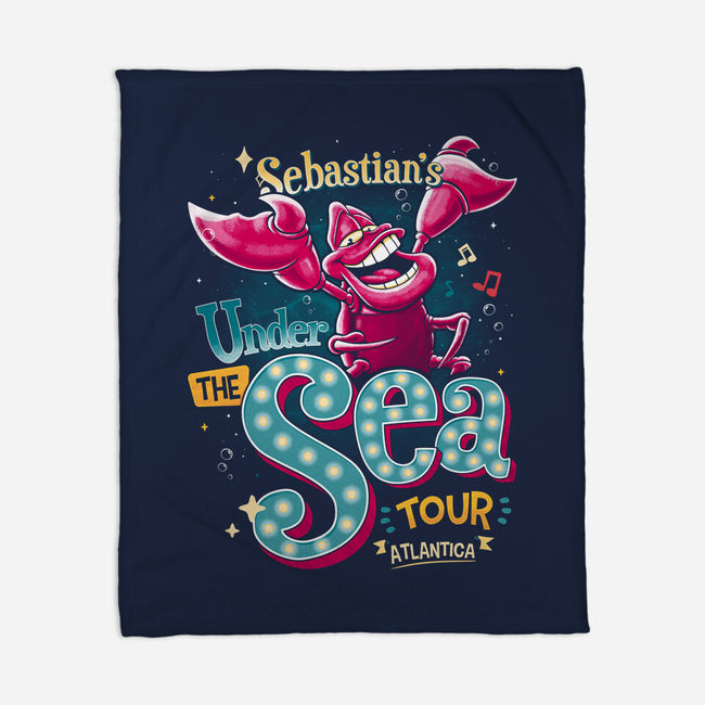 Under The Sea Tour-None-Fleece-Blanket-teesgeex