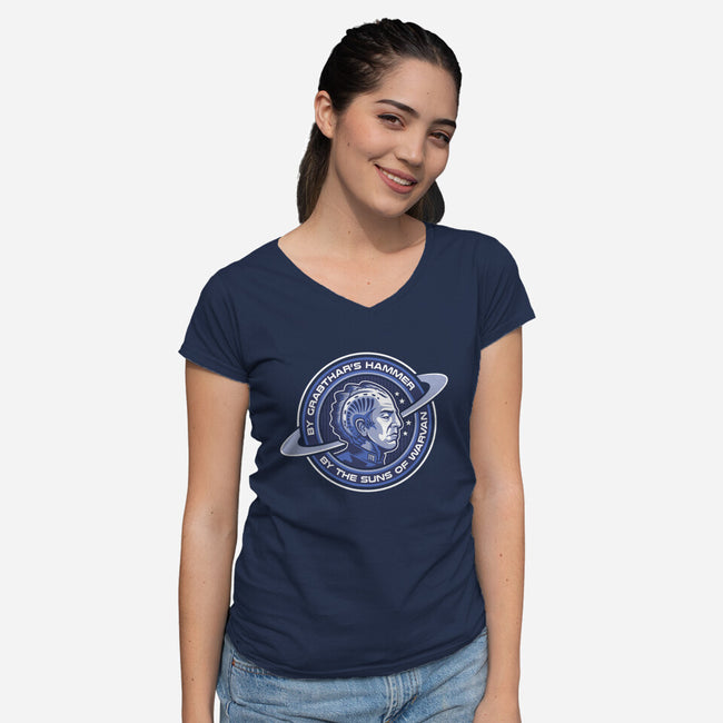 You Shall Be Avenged-womens v-neck tee-Nemons