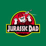 Jurassic Dad-Womens-Fitted-Tee-Raffiti