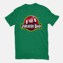 Jurassic Dad-Womens-Fitted-Tee-Raffiti