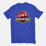 Jurassic Dad-Womens-Fitted-Tee-Raffiti