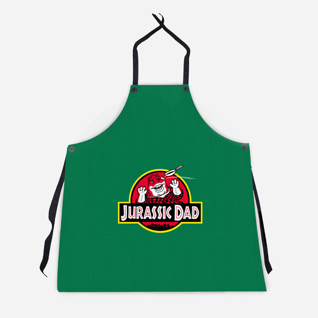 Jurassic Dad-Unisex-Kitchen-Apron-Raffiti