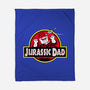 Jurassic Dad-None-Fleece-Blanket-Raffiti