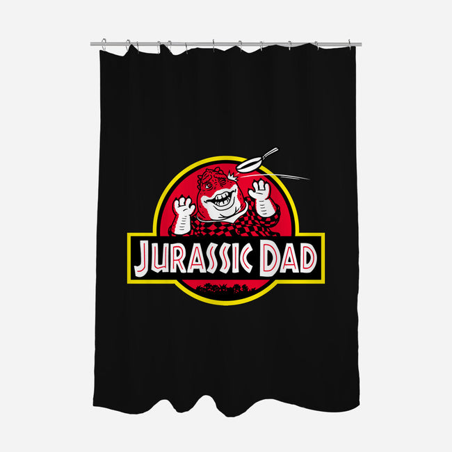 Jurassic Dad-None-Polyester-Shower Curtain-Raffiti