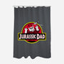 Jurassic Dad-None-Polyester-Shower Curtain-Raffiti