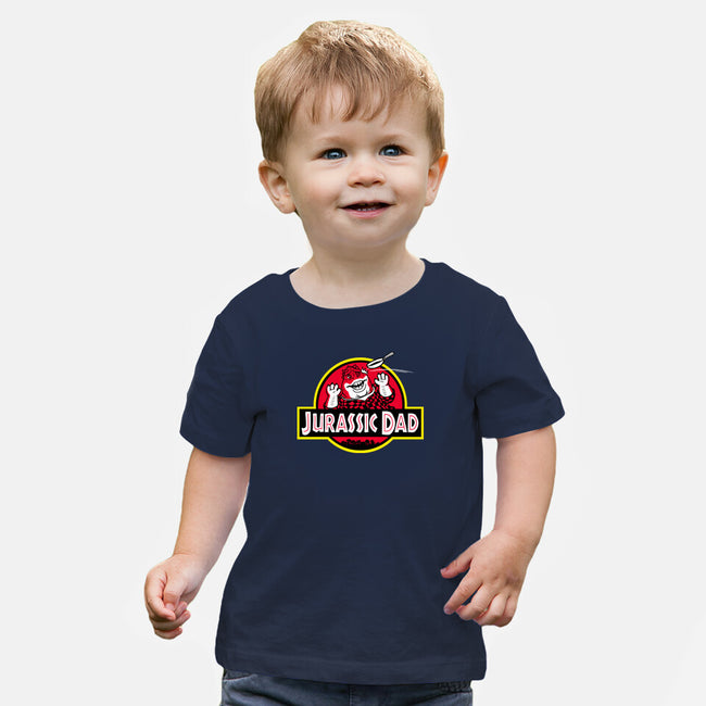 Jurassic Dad-Baby-Basic-Tee-Raffiti