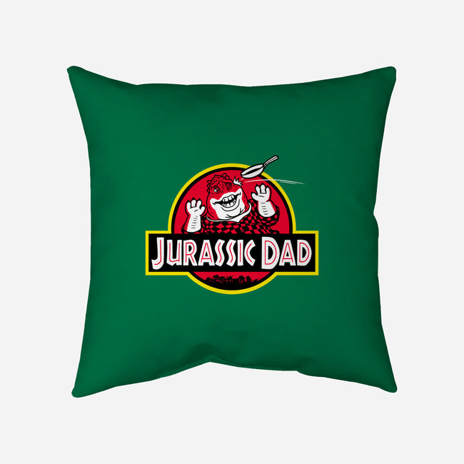 Jurassic Dad-None-Removable Cover-Throw Pillow-Raffiti