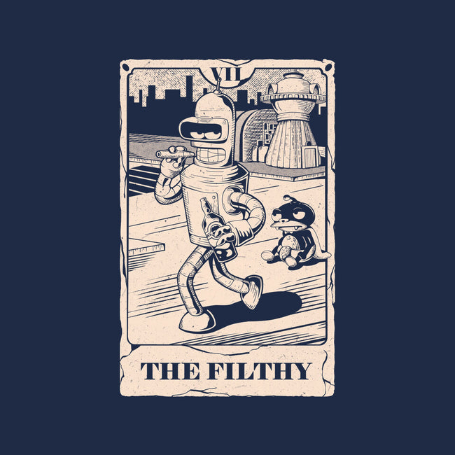 Tarot The Filthy-None-Polyester-Shower Curtain-Arigatees