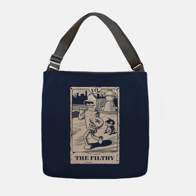 Tarot The Filthy-None-Adjustable Tote-Bag-Arigatees