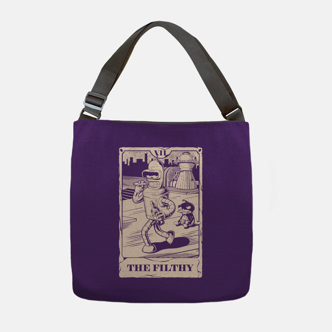 Tarot The Filthy-None-Adjustable Tote-Bag-Arigatees