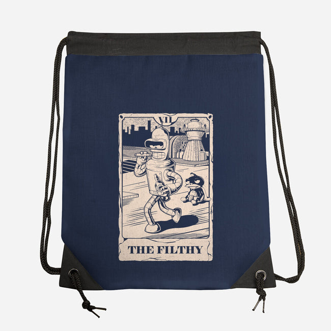 Tarot The Filthy-None-Drawstring-Bag-Arigatees