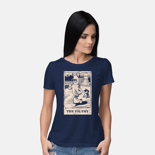 Tarot The Filthy-Womens-Basic-Tee-Arigatees